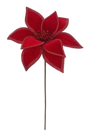 HASTE POINSETIA C/ BRILHANTES