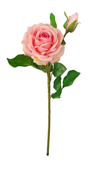 HASTE DE ROSA C/ BOTÃO