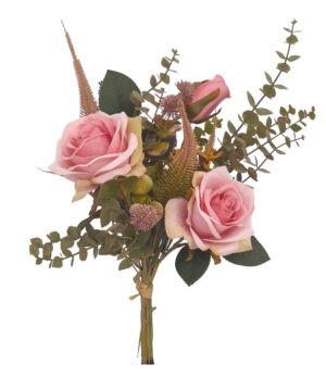 BOUQUET DE ROSAS C/ EUCALIPTO