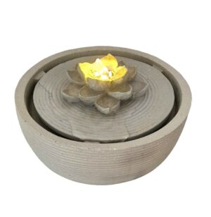 FONTE C/ FLOR DE LOTUS