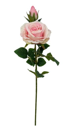 HASTE DE ROSA C/ BOTÃO