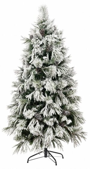 PINHEIRO DE NATAL FLOCADO C/ PINHAS
