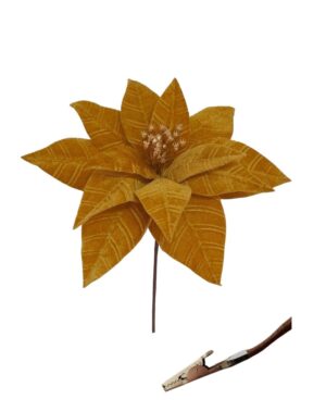 POINSETIA VELUDO C/ MOLA