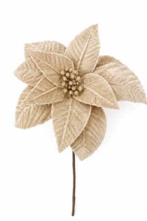 HASTE POINSETIA DE VELUDO
