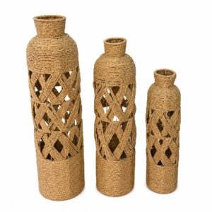 CJ. DE 3 VASOS DECORATIVOS