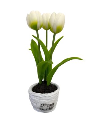 VASO DE TULIPAS X 3
